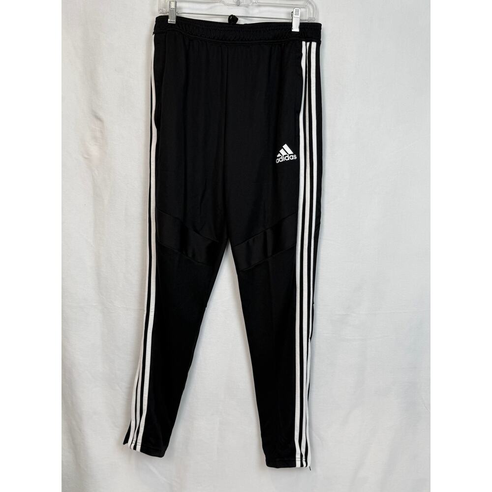 NWT Adidas Tiro Soccer Track Pants Men M Black White Tapered New
